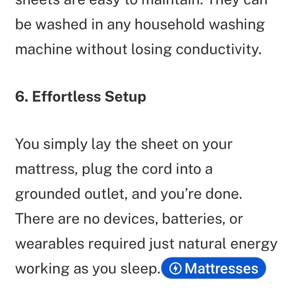 BARE EARTH Grounding Bedsheet Q - Picture 7 of 8